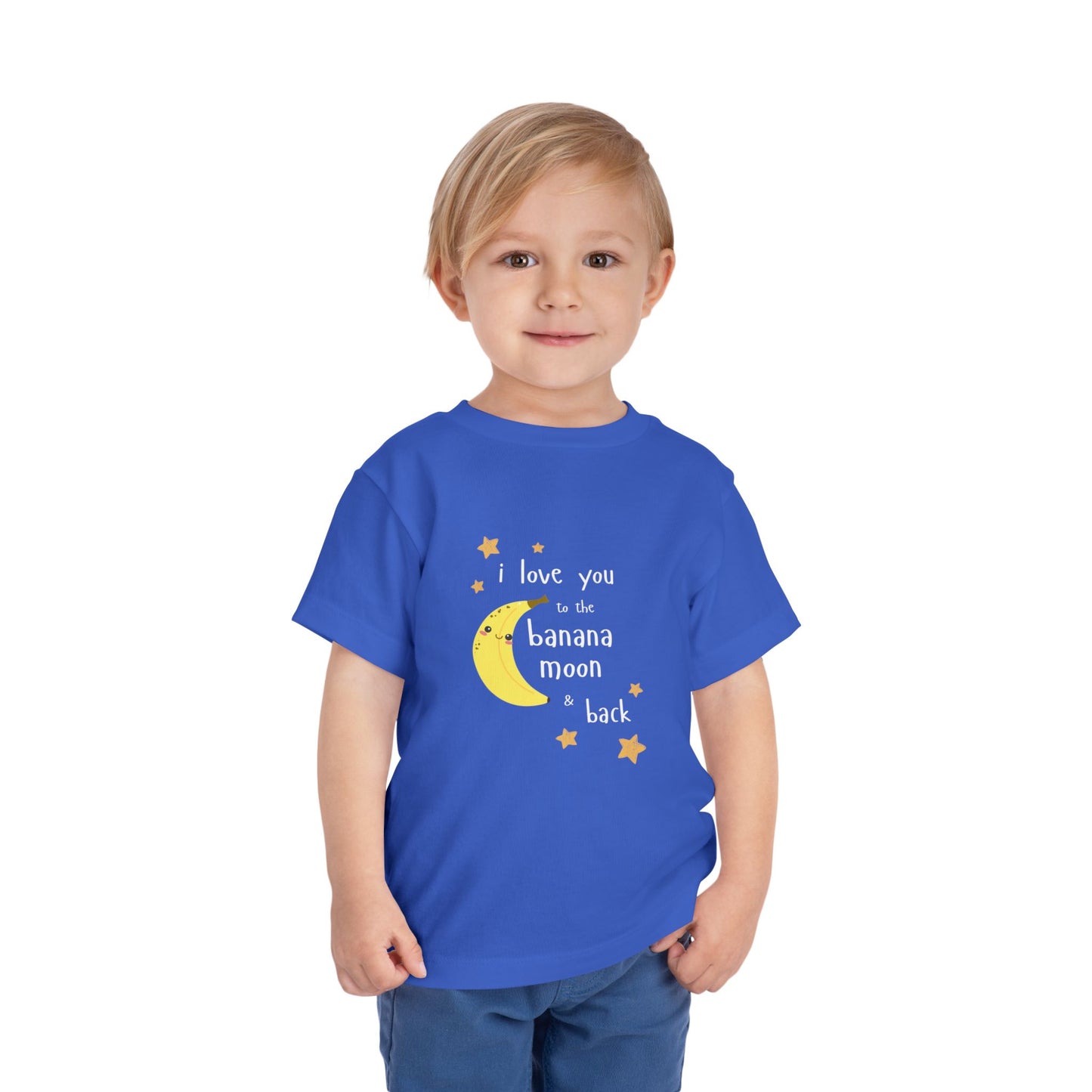 "I Love You to the Banana Moon & Back" Toddler T-Shirt (Premium Cotton)