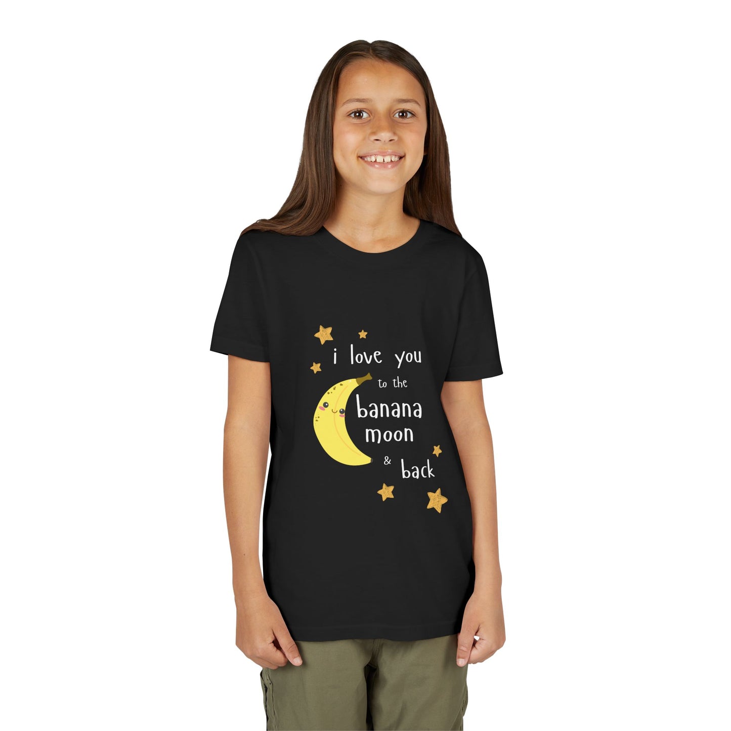 "I Love You to the Banana Moon & Back" Youth T-Shirt (Premium Cotton)