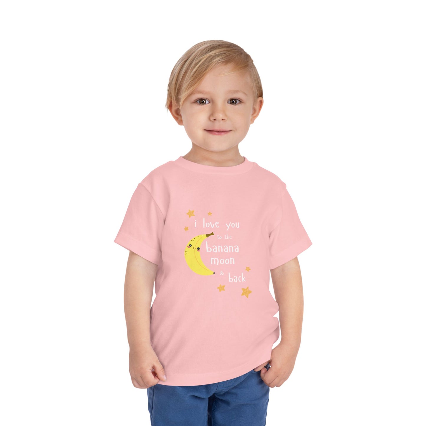 "I Love You to the Banana Moon & Back" Toddler T-Shirt (Premium Cotton)
