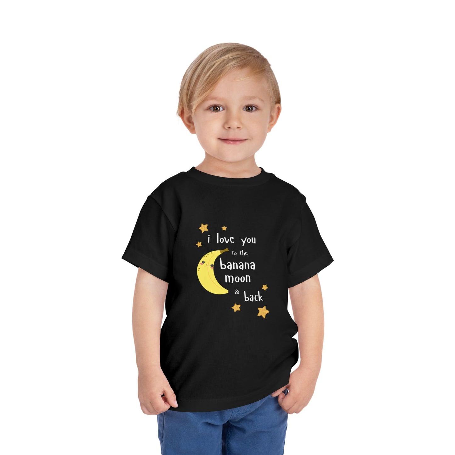 "I Love You to the Banana Moon & Back" Toddler T-Shirt (Premium Cotton)