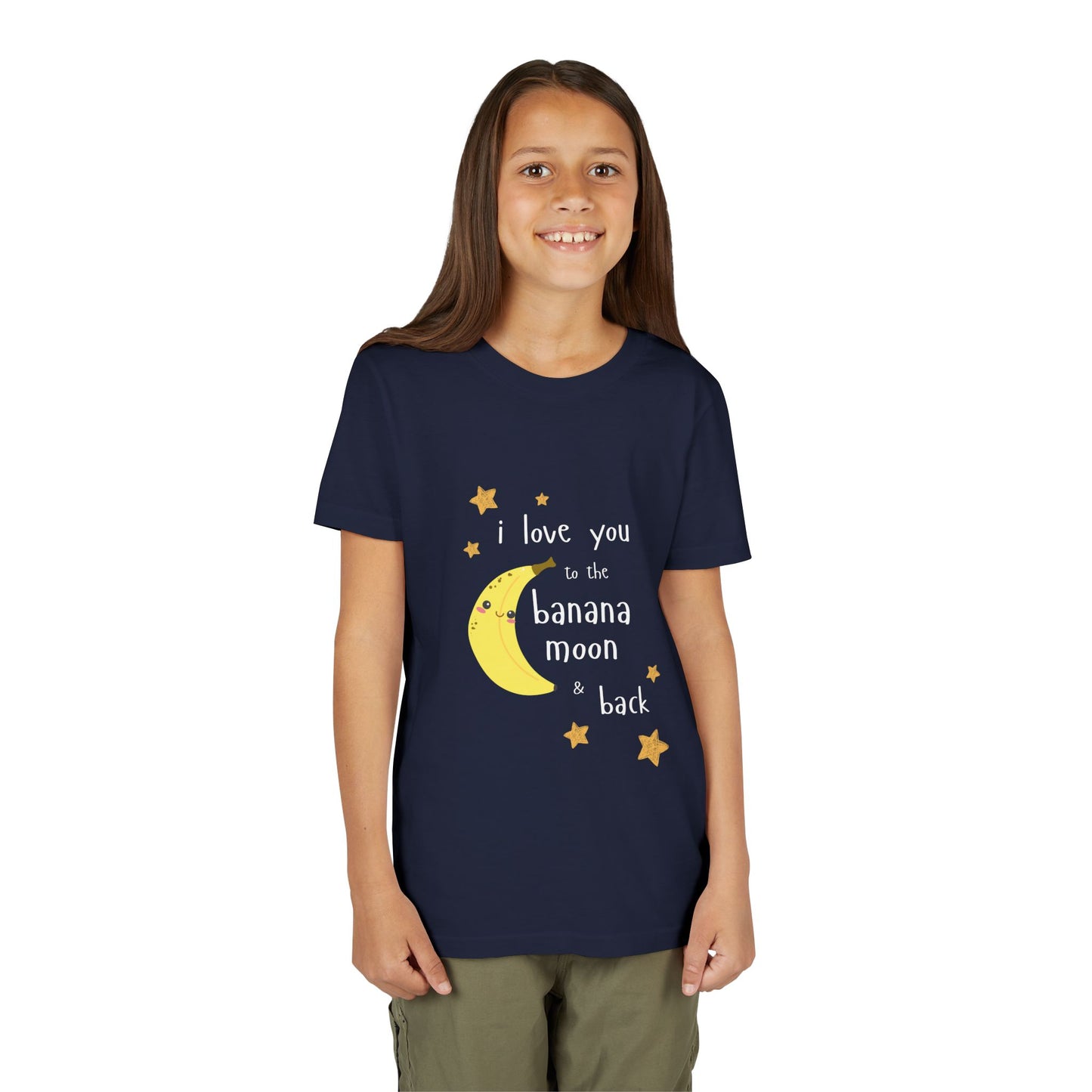 "I Love You to the Banana Moon & Back" Youth T-Shirt (Premium Cotton)