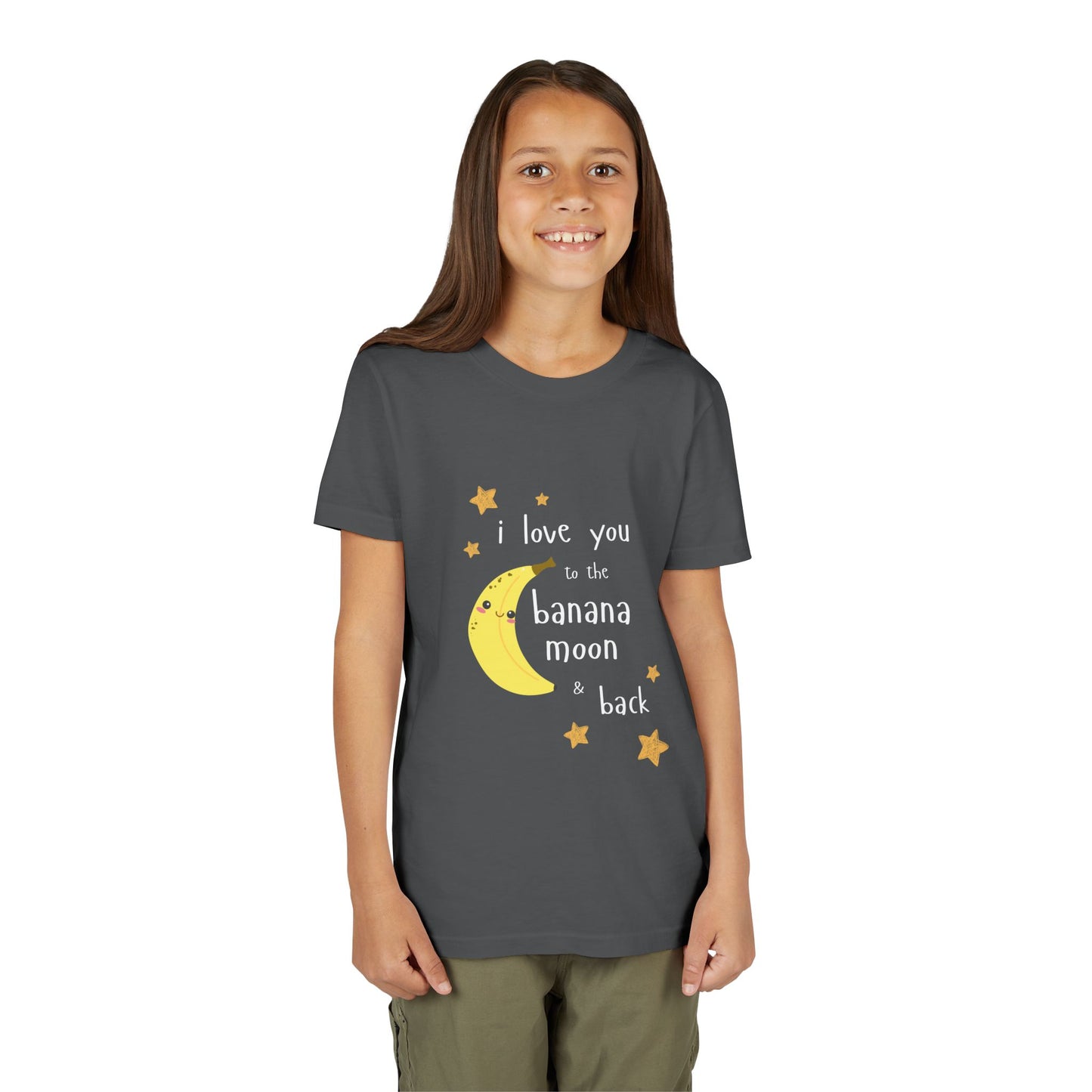 "I Love You to the Banana Moon & Back" Youth T-Shirt (Premium Cotton)