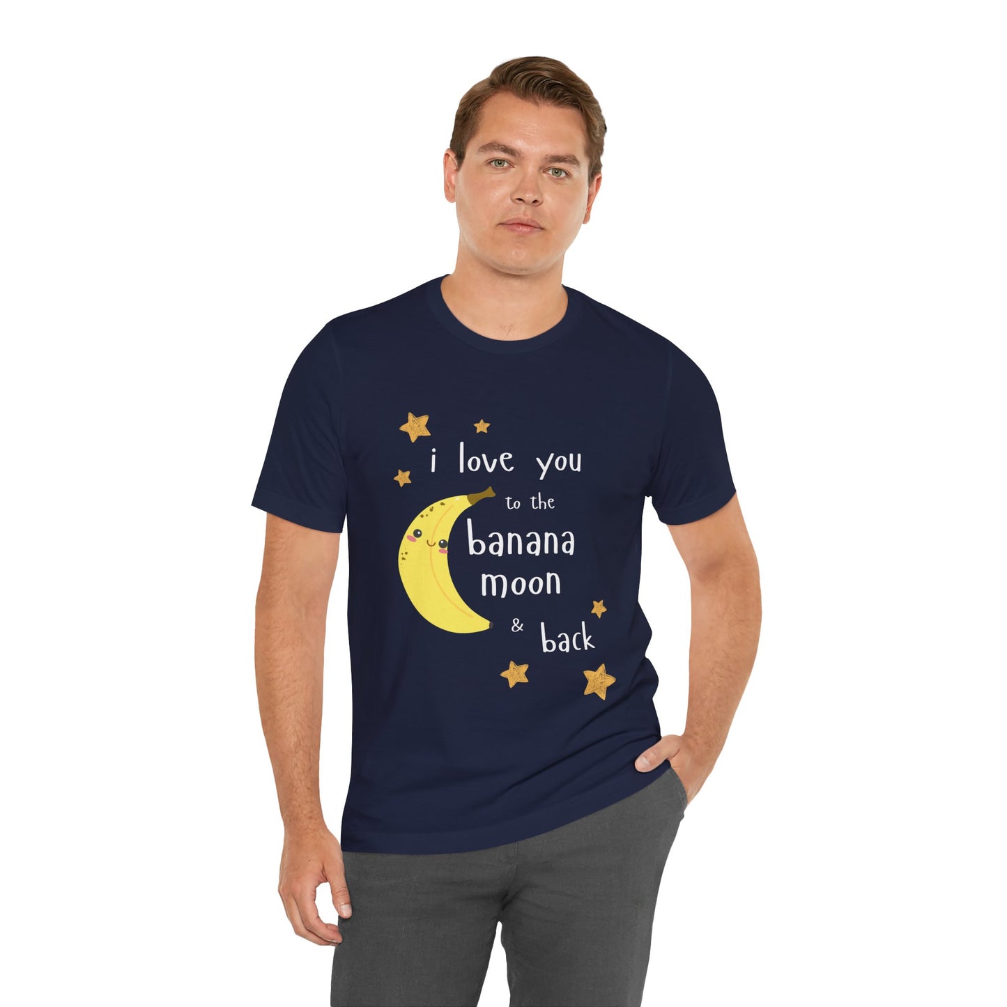 "I Love You to the Banana Moon & Back" Adult T-Shirt (Premium Cotton)