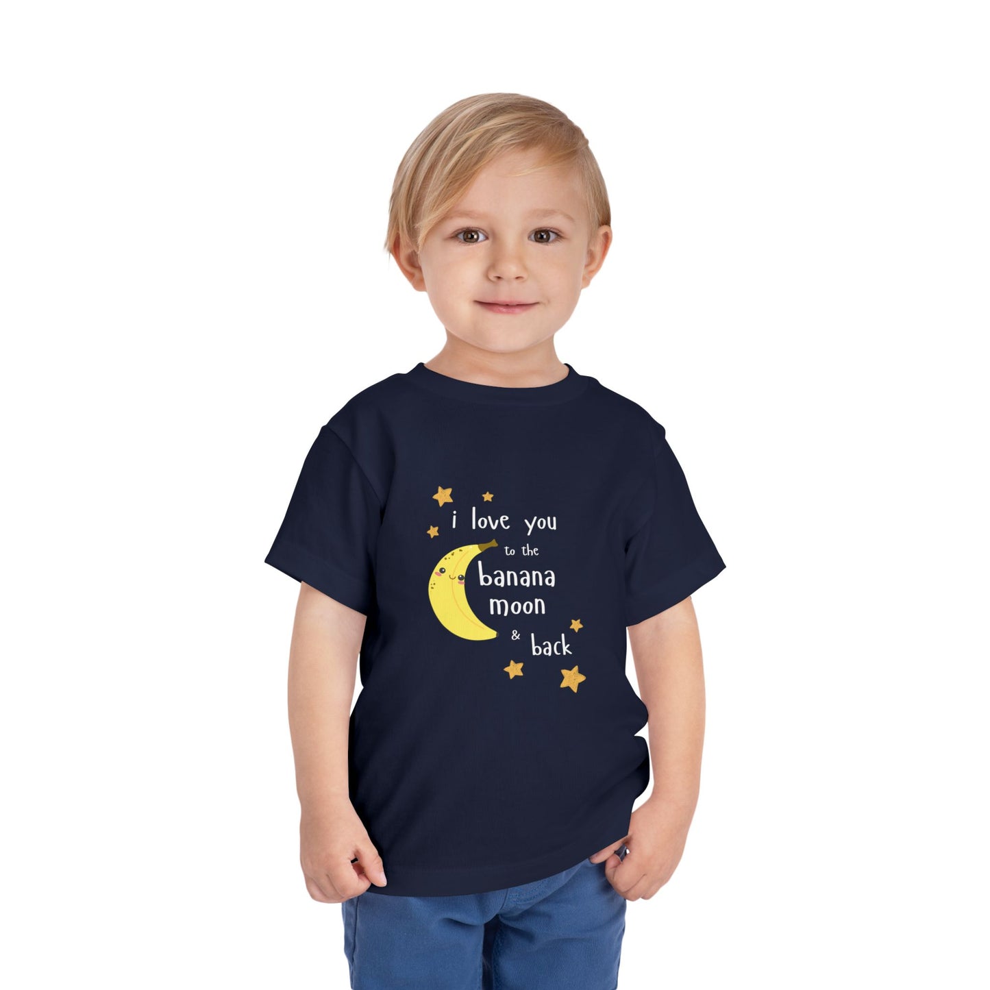 "I Love You to the Banana Moon & Back" Toddler T-Shirt (Premium Cotton)