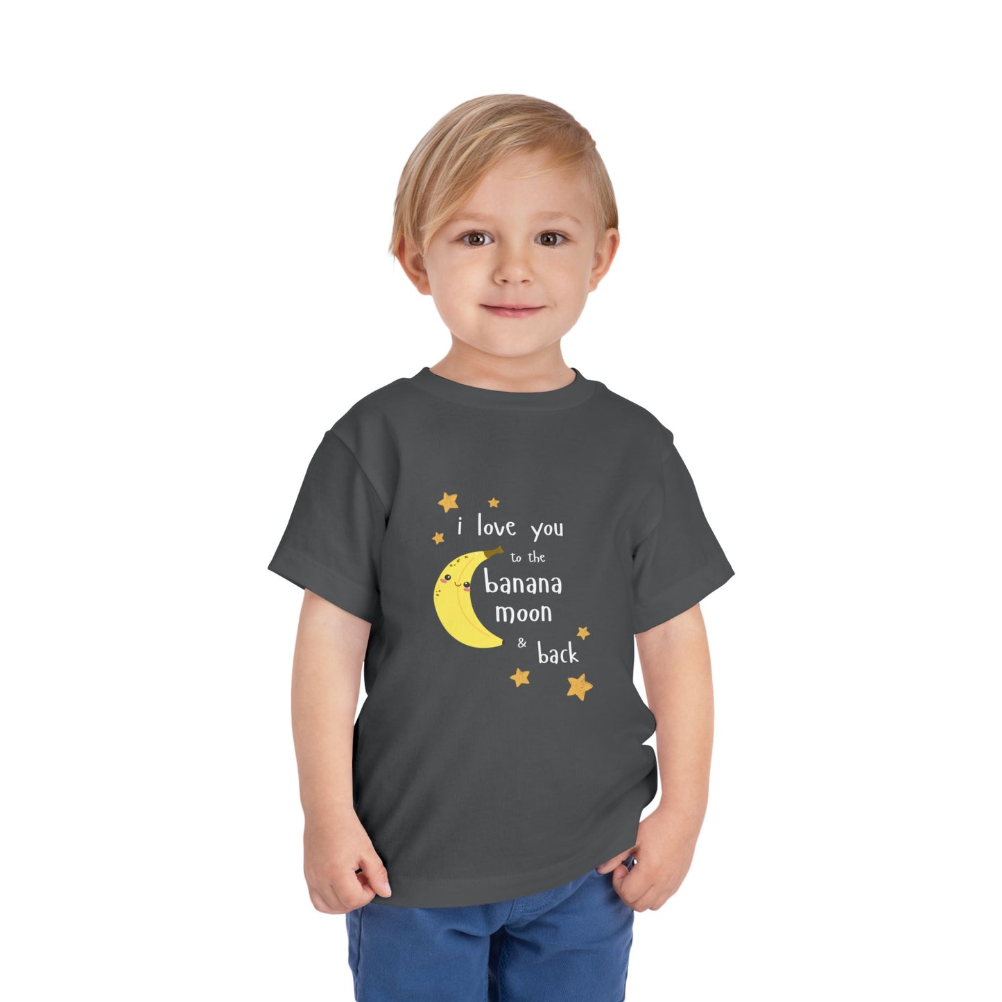 "I Love You to the Banana Moon & Back" Toddler T-Shirt (Premium Cotton)